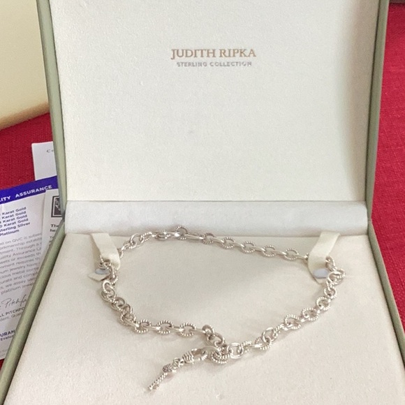 Judith Ripka Sterling love pendant - Picture 1 of 11